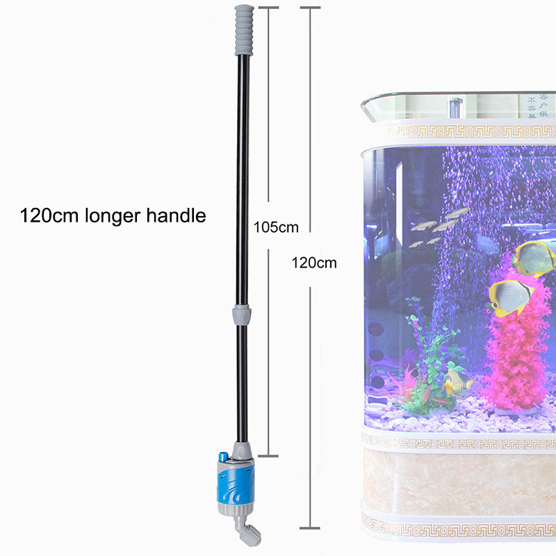 Electric Water Replenishment Suction Toilet Fish Pond Cleaning Tool