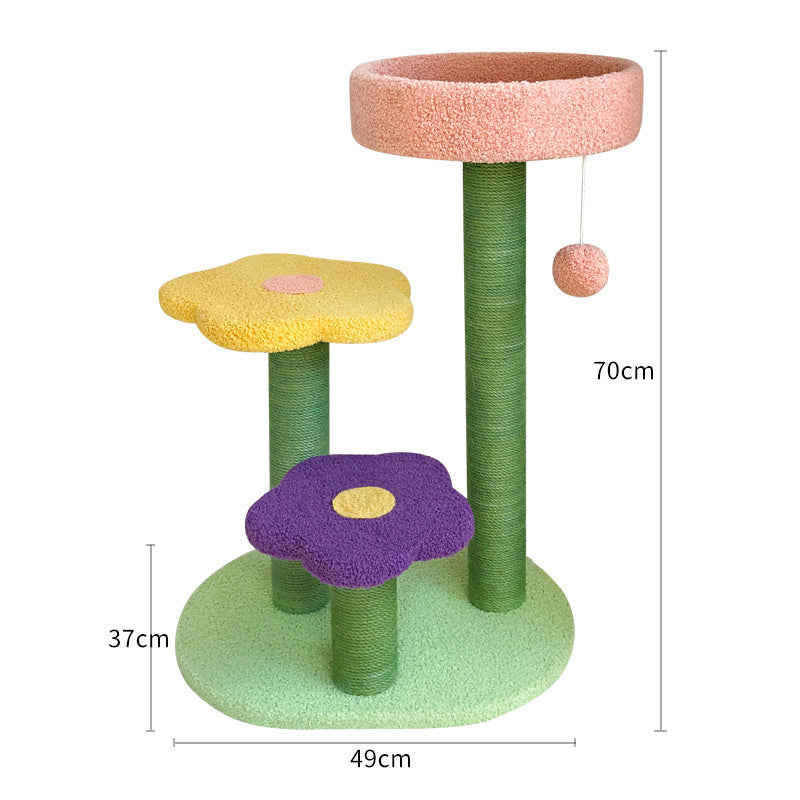 Cat Tower Cat Scratch Board Wear-resistant Cat Climbing Tree