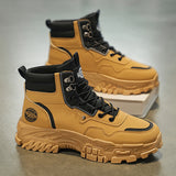 Men's Martin Boots Breathable High-top Work Shoes