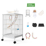 Parrot Xuanfeng Bird Cage With Feeder Toy Grass Nest Breeding Box