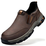 Rubber Wear-resistant Men's Casual Leather Shoes