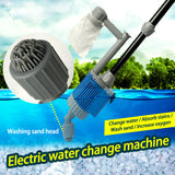 Electric Water Replenishment Suction Toilet Fish Pond Cleaning Tool