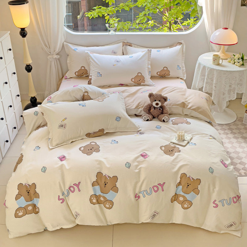 Cartoon Duvet Cover Bedding Bed Sheet Cute Quilt Cover