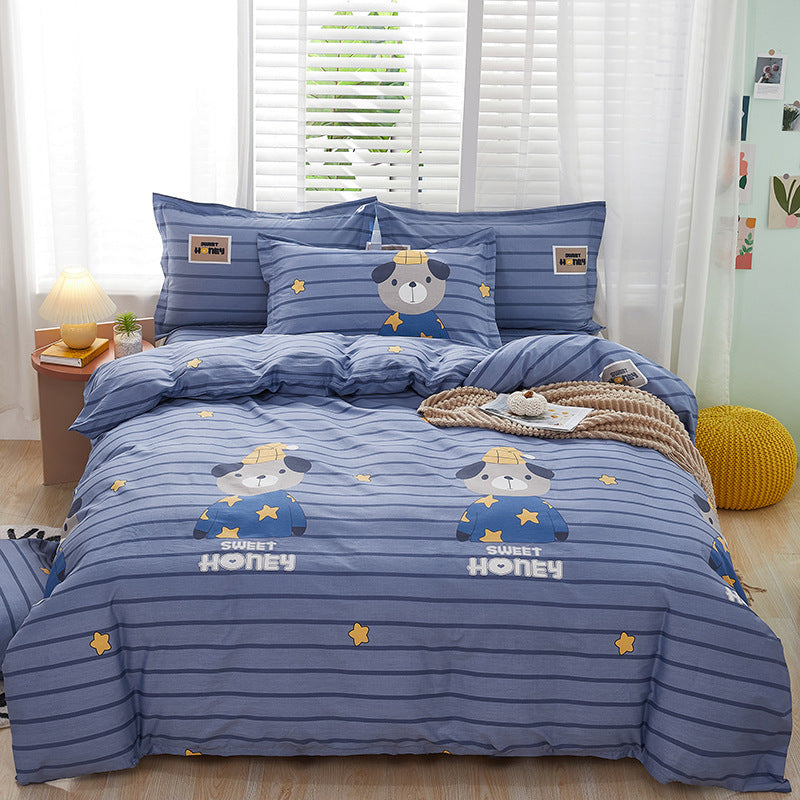 Cartoon Duvet Cover Bedding Bed Sheet Cute Quilt Cover