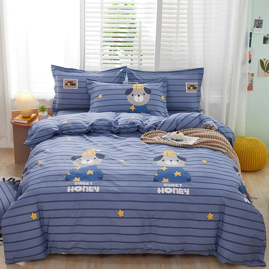 Cartoon Duvet Cover Bedding Bed Sheet Cute Quilt Cover