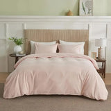 Serta Simply Clean Pleated Duvet Cover Queen