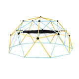 Climbing Dome, For Kids 3 To 10 Years Old,10FT Geometric Dome Climber With Hammock And Swing, Jungle Gym Supports 750LBS And Easy Assembly, With Climbing Grip, Outdoor Backyard Play Equipment