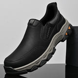Rubber Wear-resistant Men's Casual Leather Shoes