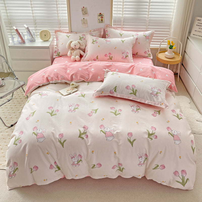 Cartoon Duvet Cover Bedding Bed Sheet Cute Quilt Cover