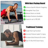 Multifunctional Push Up Board Home Strength Training Equipment With 15 Fitness Accessories Pilates Bar Resistance Band Roller Wheel Full Body Workout Home Gym Equipment