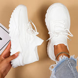 Plus Size Sports Women's Shoes Breathable Flying Woven Lazy Shoes