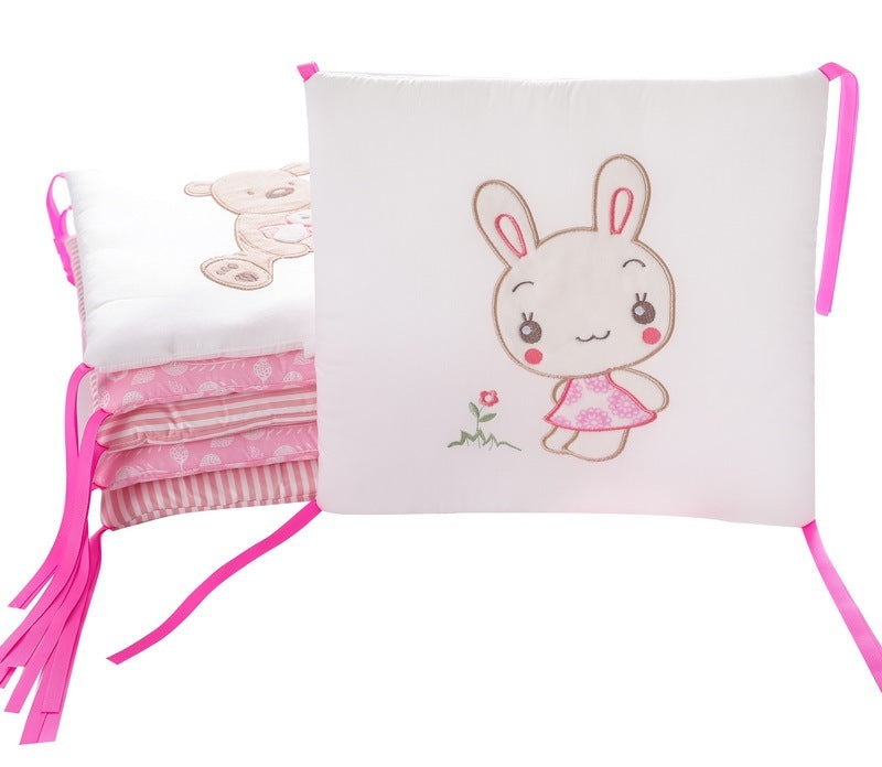 Baby Bed Cover Backup Bear And Rabbit Pink